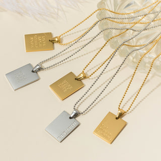 The World Is Yours Gold Necklace