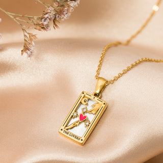 The Lovers Luxury Tarot Necklace