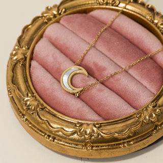 Floating Moon Necklace