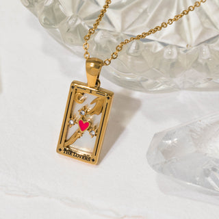 The Lovers Luxury Tarot Necklace