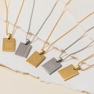 The World Is Yours Gold Necklace