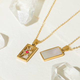 The Lovers Luxury Tarot Necklace