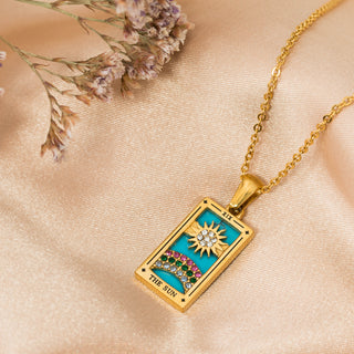 The Sun Luxury Tarot Necklace