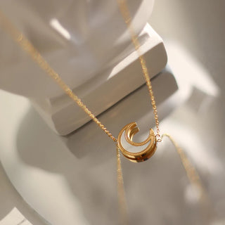 Floating Moon Necklace