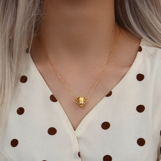 Hermoine Trophy Moon Cup Necklace