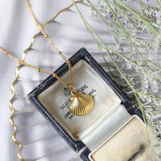 Athena Gold Shell Necklace