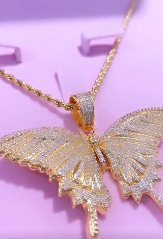 Luxury Gold Butterfly Necklace