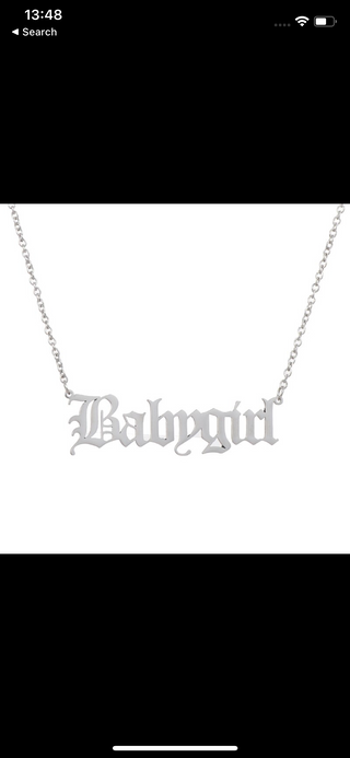 Babygirl Gothic Necklace