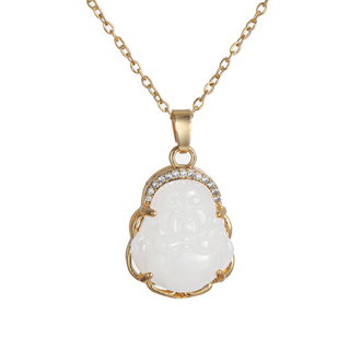 Crystal Zen Buddha Necklace