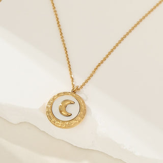 Dream Away Gold Moon Necklace