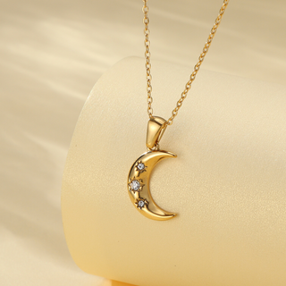 Elegant Crescent Necklace